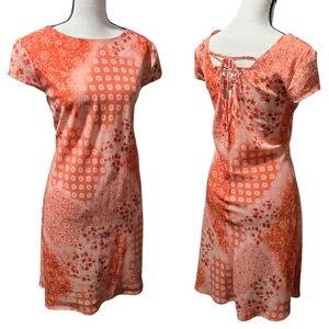 Vintage 90s patchwork floral dress